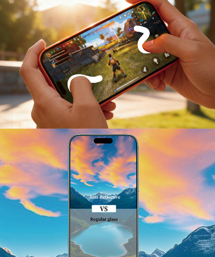 AR + AG Frosted 3X Tempered Glass